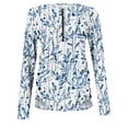 thumbnail image 3 of Puntoco Mujer Moda Casual Manga Larga Cómoda Cremallera Imprimir Sudadera tops Blusa Puntoco Puntoco-4068, 3 of 3