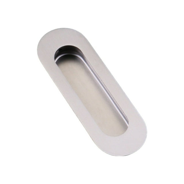 Halloween Decorations Stainless Side Hole Embedded Sliding Door Handle Embedded Drawer Cabinet And Wardrobe Finger Pull Handle With Hidden Screws 5 Color