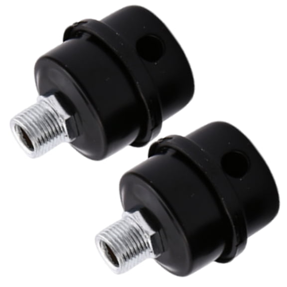 2Pcs Air Compressor Intake Filter Noise Muffler Silencers Squelch Muffler