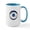 White/Blue Inside, variant on CafePress - Blue Evil Eye With Gold Accents Mugs - 15 oz Ceramic Large White Novelty Mug