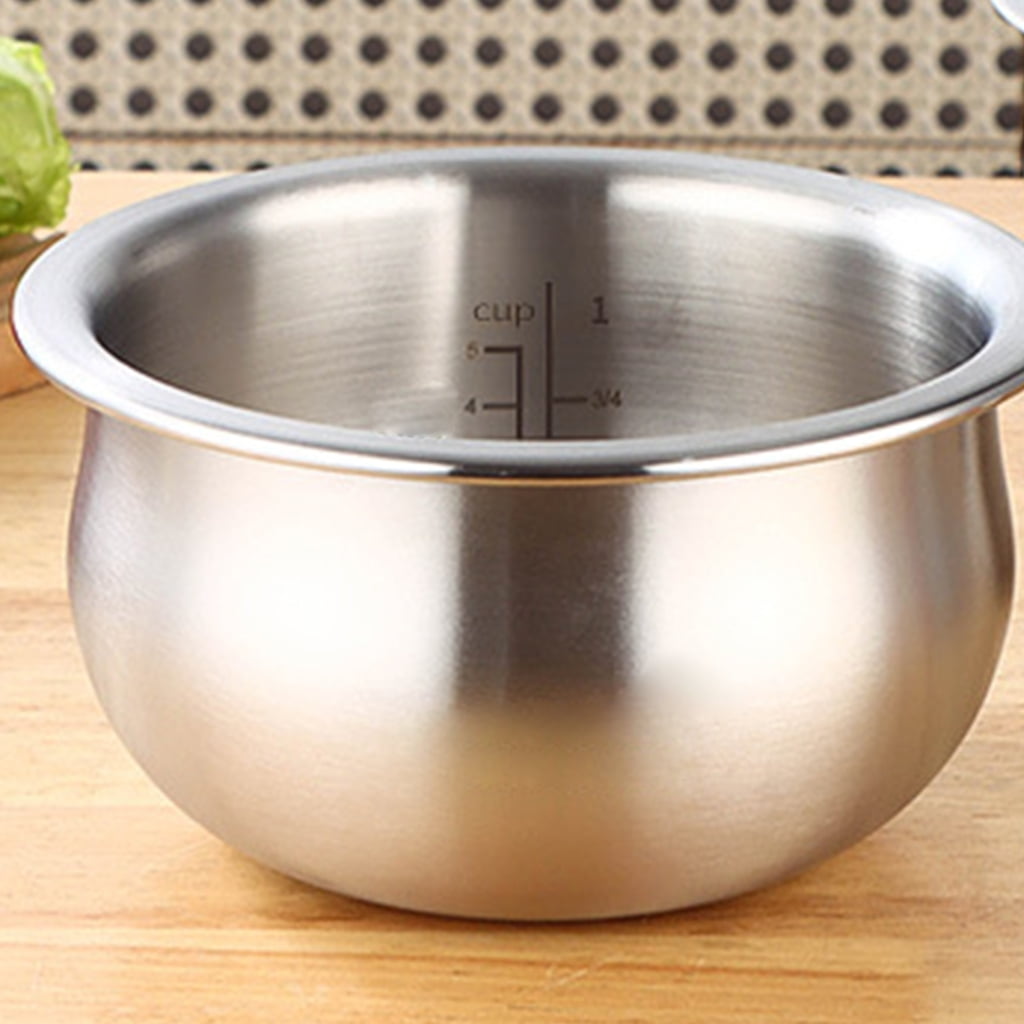 PatungKu Stainless Steel Electric Rice Cooker Pot Replacement Strong Safe Even Heating