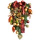 thumbnail image 1 of Corona de lazo navideño, corona para puerta de entrada, letrero de bienvenida, letrero colgante, decoración navideña, 1 of 2