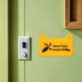 thumbnail image 4 of Nestingho 10Ud De Alerta Para Eléctrica Con Mensaje Escalar En Amarillo, 4 of 8
