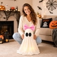 thumbnail image 4 of Tuvgenk Pink Halloween Ghost Decoration, 20.08 Inch Weatherproof Ghost Ornament, Indoor Outdoor Halloween Yard Decor for Lawn Porch, 4 of 6
