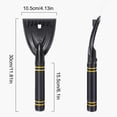 thumbnail image 5 of Multi-Functional Snow Removal Shovel, Car Snow Brush & Ice Scraper, Wide Plastic Shovel for Efficient Snow Sweeping & Glass Defrosting, 1Pc, Durable & Portable Ice Scraper Snow Brush(Black,11.8x4.1"), 5 of 6