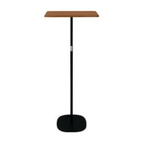 Almencla Laptop Floor Stand Multifunction Computer Desk Movable Sturdy Height Adjustable Laptop Bracket for Gym Kitchen Bedroom Office Black