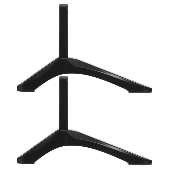 CHICHUMID 2Ud Patas Base Para TV De Metal Negro Moderno Para Sala Y Dormitorio