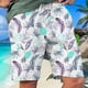 thumbnail image 2 of Pantalones de playa elásticos de cuatro lados para hombre, de verano, comercio exterior europeo y americano, de secado rápido Fivean unisex, 2 of 2
