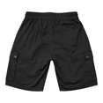 thumbnail image 5 of WTOBBY Men's Summer Loose Fit Cargo Shorts with Multiple Pockets, Casual Sports Beach Pants for Outdoor Adventures and Daily Wear ,Black L, 5 of 5