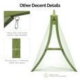 thumbnail image 4 of Ktaxon Heavy Duty Swing Frame, 1000lb Capacity A-Frame Stand for Indoor Outdoor Use, Olive Green, 4 of 10