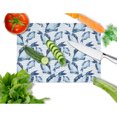 thumbnail image 2 of Caroline's Treasures Beach Watercolor Fishes Glass Cutting Board Large, 2 of 2