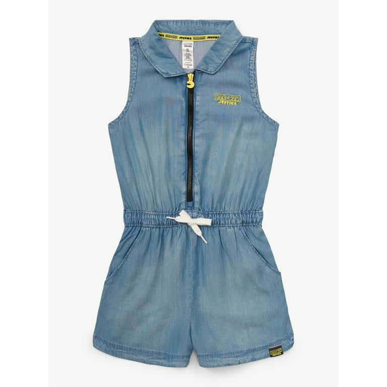 Girl's Romper In TENCEL™ - Rainbow Dye Girl's Romper In TENCEL™ - Rainbow Dye