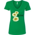 thumbnail image 3 of Inktastic Arizona Saguaro Cactus Flowers Women's V-Neck T-Shirt, 3 of 5