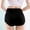 Black, variant on Women's Panties High Waist Plus Size 7A Crotch Lift Seamless Underwear for Everyday Comfort and Support
