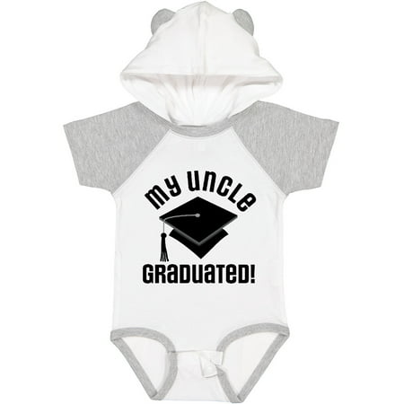 

Inktastic Graduation My Uncle Graduated Gift Baby Boy or Baby Girl Bodysuit