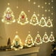 thumbnail image 1 of BLOOMWIN Christmas Window Lights, 3m Christmas Curtain Lights USB Xmas Tree Fairy Lights Novelty Window Winter Decorations for Bedroom Indoor Home, Wa, 1 of 5