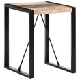 thumbnail image 5 of vidaXL Dining Table 60x60x75 cm Solid Reclaimed Wood, 5 of 5