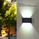 thumbnail image 3 of Luz Solar De Pared Arriba Y Abajo, Lámpara Solar Montada En La Pared De Instalación Simple 600 MAh PC ABS De Doble Extremo Para Patio, 3 of 7