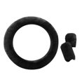 thumbnail image 2 of Lefu 3/28set Fluffy Thick Auto Car Steering Wheel Plush Cover Kits Soft Wool Winter, 2 of 3