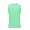 thumbnail image 4 of GuangCheng Men's Quick Dry Tank Tops Summer Sleeveless Shirts Athletic Gym Workout Muscle Shirts for Men,Mint Green,Size L, 4 of 7