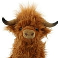 thumbnail image 2 of Cow Stuffed Toy, 9.8inch Highland Cow Plush Heal Your Mood , Soft and Comfortable Plush Figure Toy High Simulation Cow Stuffed Doll Accompany Anime Plush Toy for Boys Girls Gift, 2 of 11