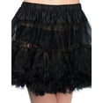 thumbnail image 4 of Leg Avenue Women's Layered Tulle Petticoat, Black, One Size, 4 of 5