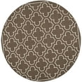 thumbnail image 4 of SAFAVIEH Dhurries Walter Geometric Area Rug, Brown/Ivory, 4' x 6', 4 of 10