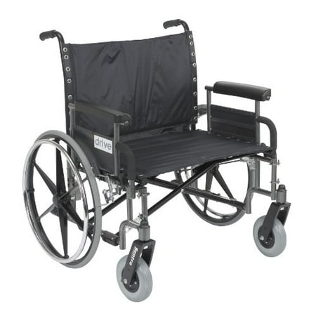 Drive Medical Sentra Heavy-Duty Extra Wide Dual Axle Wheelchair