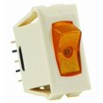 thumbnail image 1 of JR Interrupteur Multi-Usage 12575 12 Volts; Interrupteur Unique; Jeté Simple SPST; Rocker; Découpe 1.125 Pouces x 0.550 Pouces; Interrupteur 1.120 Pouces x 0.547 Pouces; Ambre Illuminé; Ivoire, 1 of 2