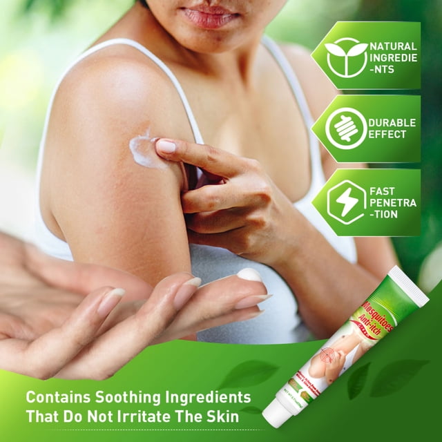 Crema Antipicazón Para Mosquitos Crema Repelente De Mosquitos A Base De Hierbas Naturales Alivio Para La Picazón De Mosquitos Y Picaduras De Insectos ANGGREK CE1034