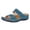 A-Blue201, variant on Women's Sandals Lightweight Dual Strap Wedge Slide Sandals Platform Non Breathable Casual Beach Walking Sandals