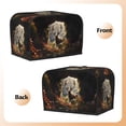 thumbnail image 3 of Kdxio Enchanted Deer In Cave Print Toaster Cover Bread Machine Cover Fits for Most Standard 2 Slice Toasters,Keep Toaster Free From Dust And Fingerprint Oven Dustproof Cover, 3 of 7