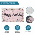 thumbnail image 6 of Happy Birthday Placemats Set of 4, Pink Modern Abstract Art Placemats for Dining Table, Place Mats for Kitchen Tabletop, Waterproof Wipeable Dining Table Mats Set, 6 of 9