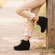 thumbnail image 2 of Botas DREAM PAIRS Tomson-K para Niñas con Cuña Baja y Tobilleras, 2 of 6