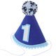 thumbnail image 3 of BRIGHTFUFU Sombrero de cumpleaños para bebé, sombrero de cono para 1er cumpleaños, tocado de fiesta de cumpleaños, sombrero decorativo, 3 of 8