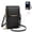 Black, variant on TouchScreen Phone Crossbody Bag for Women, Anti Theft Leather Cell Phone Small Purse with Clear Window for Travel, Shopping & Everyday Use-Black