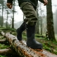 thumbnail image 2 of Dream Pairs Boys' Waterproof Outdoor Boots Handle-Equipped Shoes for Rain, Snow, Mud & Cold (Little/Big Kids), 2 of 6
