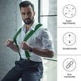 thumbnail image 6 of Mens Suspenders X-Back 2" Wide Adjustable Solid Straight Heavy Duty Clip Suspenders for Men, 6 of 6