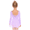 Lilac, variant on Girls Long Sleeve Ballet Leotard Criss-Cross Back Hi-low Skirted Toddler Dance Dress, 2-9Y