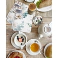thumbnail image 4 of Easter Bunny Kitchen Dish Towels for Drying Dishes Set of 2, Green Eucalyptus Leaves Spring Flowers Country Waffle Weave Microfiber Hand Tea Bathroom Towels Quick Dry & Absorbent Towel 15.7x23.6, 4 of 7