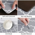 thumbnail image 3 of Feisina Kitchen Mat Set, Gray, 17.3" x 47" + 17.3" x 29" Non-slip (2 Count), 3 of 6