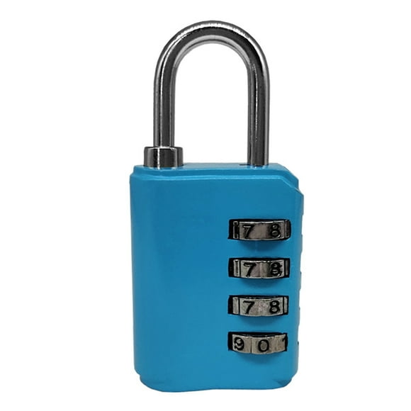 High 4 Digit Combination , Waterproof, Bright Colors, Zinc Alloy, Small Portable Lock, Multiple Usage for Wardrobe Camera Bags Travelling