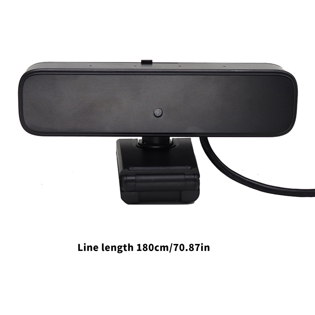 4K Webcam Computer Camera With Integrated Loudspeaker And Double Noise Reduction Mics Perfect For Remote Work