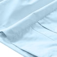 thumbnail image 5 of Nmnitkp Mens Shorts Quick Dry Cargo Shorts Elastic Waist Drawstring Multi-Pocket Lightweight Breathable Casual Outdoor Work Summer Shorts Sky Blue,3XL, 5 of 9