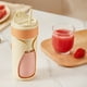 thumbnail image 1 of Vaso exprimidor eléctrico inalámbrico portátil | 6 cuchillas de acero inoxidable | Batidora recargable de 80W | 450 ml Batidora de viaje compacta | Carga tipo C | Extractor de jugo de frutas, 1 of 6