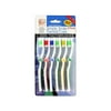 6 Pack Children's Wave Bristle Toothbrushes Be358