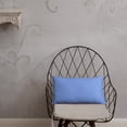 thumbnail image 5 of Blooming Skies 20"x12" Solid Blue, Home Decor, Accent Pillow, 5 of 9