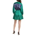 thumbnail image 2 of Sandro womens  Balloon Sleeve Mini Dress, 34, Green, 2 of 3