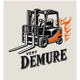 thumbnail image 6 of Very Demure Forklift Adult Sand Long Sleeve Hoodie-Large, 6 of 7