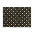 thumbnail image 7 of Area Rugs For Living Room Decor - black golden spades checkered Soft Anti Slip Throw Washable Rugs 5x7 For Bedroom, Indoor Carpet For Bedroom Living Room 80x58In, 7 of 7
